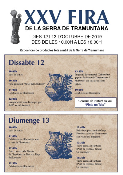 Programa XXV Fira de la Serra de Tramuntana